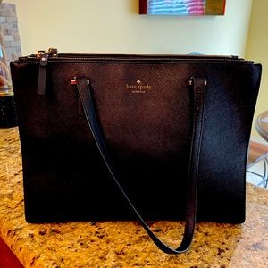 Large Black Tote- great for lap top or large iPad.